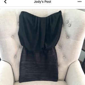 Strapless Little Black Dress